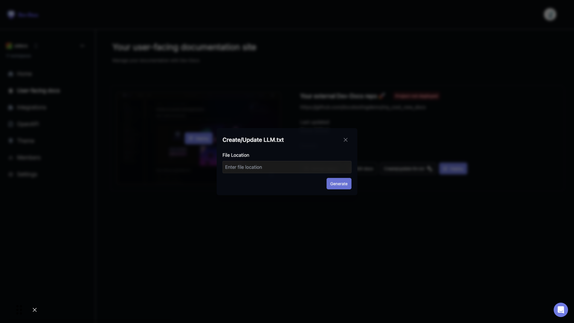 Step 1: Open Dialog