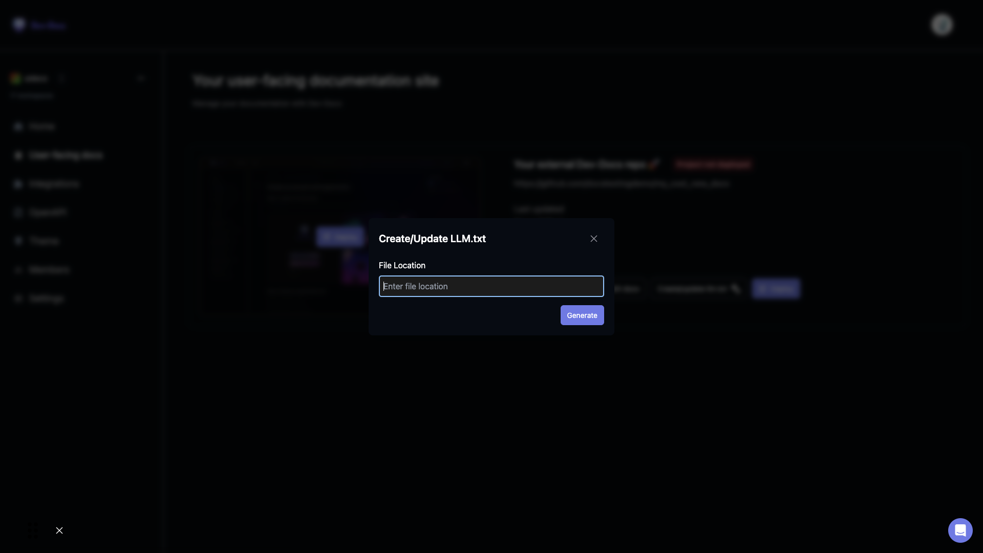 Step 2: Locate File Location Field